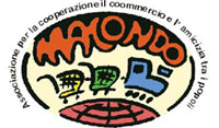 logo Associazione Macondo (treno stilizzato con sopra scritta macondo)
