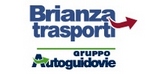 logo Brianza Trasporti riproduce la scritta in blu e sotto Gruppo Autoguidovie