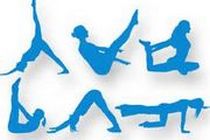 disegni stilizzati di persone che eseguono esercizi di ginnastica