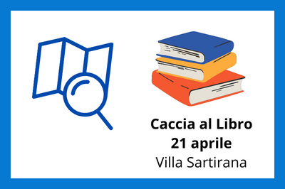 “Caccia al Libro”: domenica 21 aprile appuntamento al Parco Sartirana