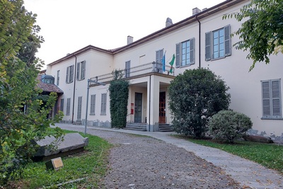 foto dell'ingresso di Villa Sartirana
