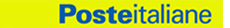 logo di poste italiane, riproduce la scritta Poste italiane in blu su sfondo giallo