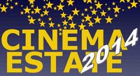 immagine di un cielo stellato con la scritta Cinema estate 2014