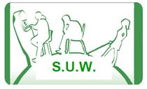logo sel servizio Suw con disegni stilizzati di 3 persone