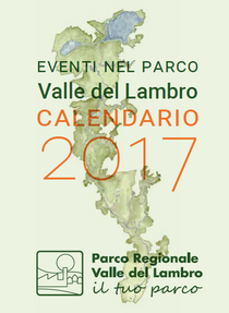 stralcio della locandina con cartina geografica del parco Valle Lambro