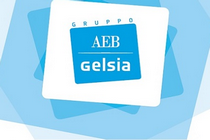 logo bianco e azzurro Aeb Gelsia