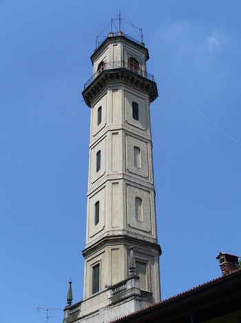 Villa Boffi, particolare della torre di avvistamento