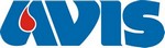 Il logo dell'Avis è rappresentato dalla scritta di colore blu con all'interno della lettera a una goccia di colore rosso