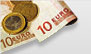 Immagine banconote e monete Euro