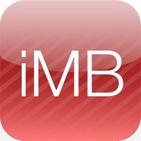 logo iMB, scritta su fondo rosso