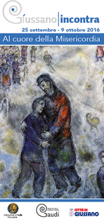 locandina dell'iniziativa con immagine di due persone che si incontrano e si abbracciano