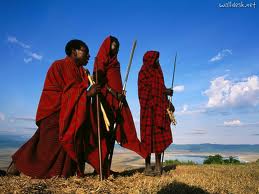 fotografia di uomini Masaai