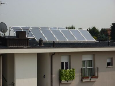 Pannelli solari installati nel Condominio di via Matella