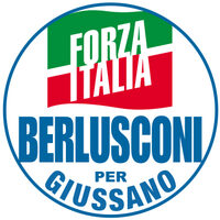 logo FORZA ITALIA BERLUSCONI PER GIUSSANO